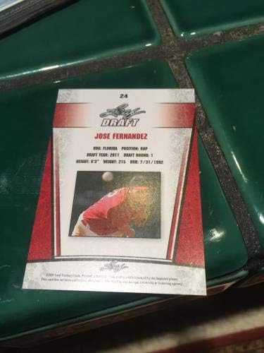 Jose Fernandez 2011 Cartea de rookie de argint de argint semnat autografat - Carduri de baseball autografate MLB