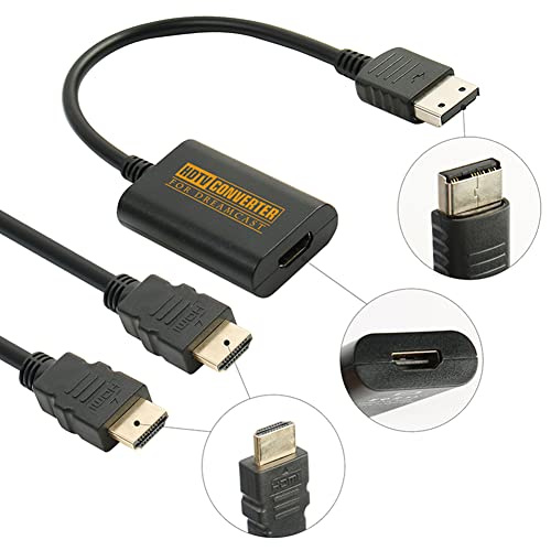 Convertor N64 la HDMI, Cablu de legătură HD pentru N64, Nintendo 64 la HDMI compatibil 64 / SNES / NGC / SFC, cablu HD pentru consola de jocuri video Retro