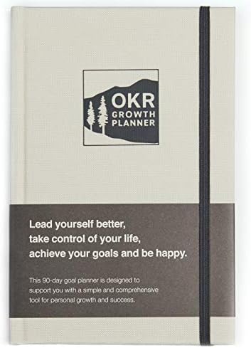 Planificator OKR - încurajează creșterea personală, obține succesul și fericirea în 2023. Legați obiectivele cheie cu o acțiune