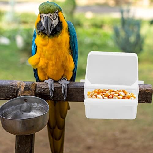 Accesorii de baie de la șantier Distribuitor de apă pentru păsări: hrănire de papagali pentru hrănire pentru animale de companie