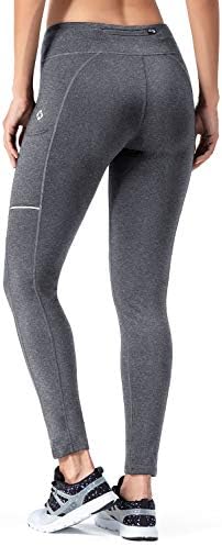 Naviskin Legguri căptușite pentru femei pentru femei Pantaloni termici de iarnă cu buzunare excelente pentru sub rezistență