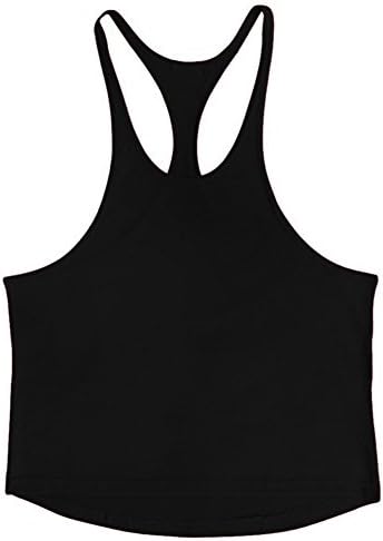 ZUEVI bărbați Stringer Tank topuri musculare tăiat culturism Gym Vest Y-Back Fitness Tricouri