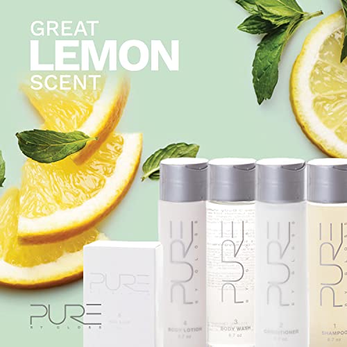 Pure by Gloss Body Bar - parfum proaspăt de lămâie - pentru toate tipurile de piele - fără cruzime și fără paraben - formulă