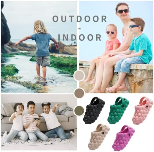 Meexzoom Unisex Bubble slide-uri sandale pentru copii / Golf Ball slide | uri / Bubble Croc saboți Gradina Pantofi Fete Baieti