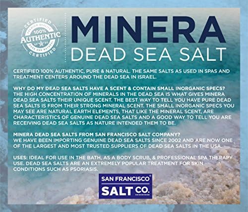 Minera sare de la Marea Moartă - 15 lb. Cereale Fine