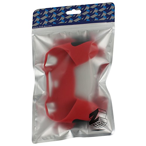 Zedlabz Silicon Silicon Grip Cover pentru controlerele Sony PS4 - Roșu