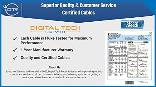 Cablu Ethernet CAT 8 ecranat de 10 ft, 24AWG 40 Gbps 2000MHz SFTP Cord Patch, Heavy Duty High Speed ​​Cat8 LAN rețea RJ45 Cablu
