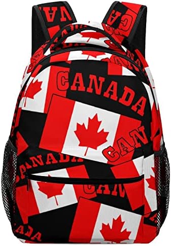 Canada Leaf Mapple Drăguț Rucsacuri pentru laptopuri de călătorie pentru călători unisex Fashion College Bag pentru umăr