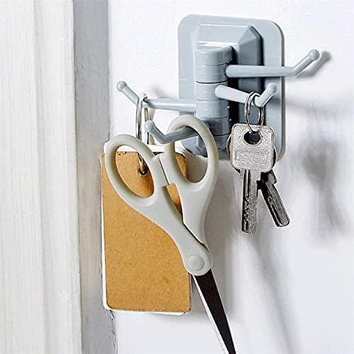 PCSMH Home Adezive Hook robusty Fără foraj creativ pivotant pliabil multifuncțional pentru perete Potrivit pentru baie de bucătărie