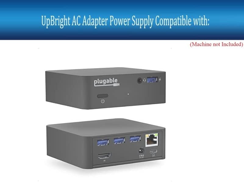 Adaptor UPBRIGHT 20V AC/DC Compatibil cu UD-CAM pline UDCAM USB3-SWITCH2 85W USB-C HDMI USB 3.0 Mini Stație de andocare Cicoy