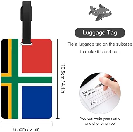 Etichetă pentru bagaje de pavilion nord -african nord -african pentru valiză pentru valiză ID ID IDENTIFICAR