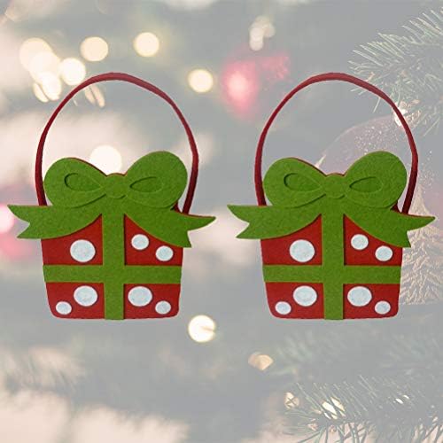 6 buc Bowknot Design cadou husă Creative dulce stocare Tote Crăciun bomboane sac portabil Tote sac decoratiuni de Craciun cadouri