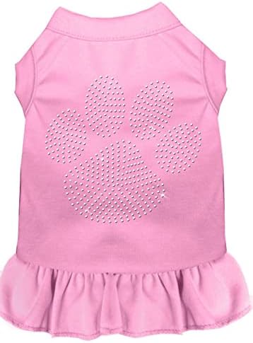 Mirage Pet Products Stras clear Paw Dress, XX-mare, roz deschis