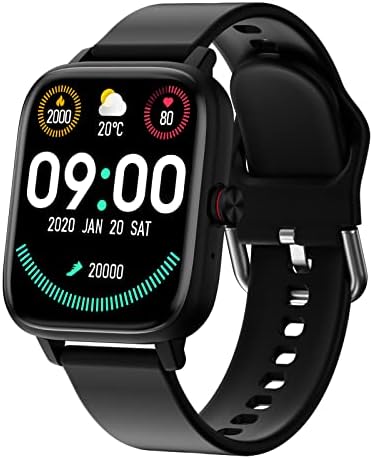Ceas inteligent Kaktin, Ceasuri pentru bărbați Femei răspunde / face apel activitatea de urmărire a Fitness-ului cu calorii contor de pași ceas inteligent de 1,7 Android și iOS compatibil cu atingere completă