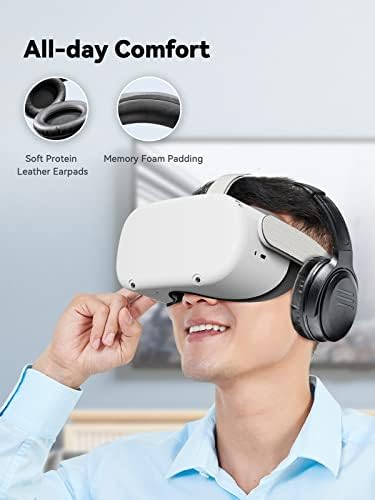 CNBEYOUNG VR Gaming căști și lentile capac Accesorii Pentru Quest 2 Pro, cablu prelungitor de primăvară precizie Gaming Audio