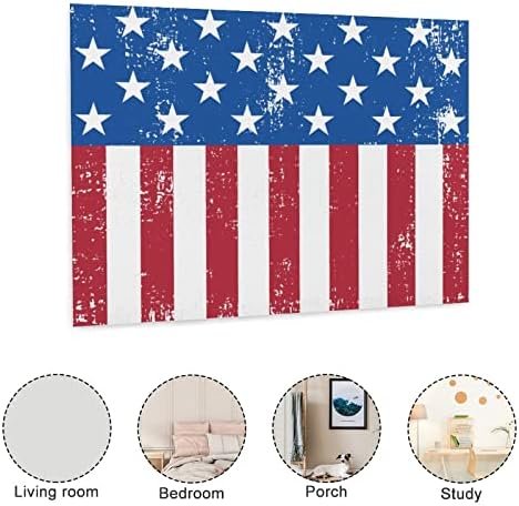 Nudquio retro steag american pânză pictură artă perete agățat poză pentru dormitor de casă living decorare decorare în stil