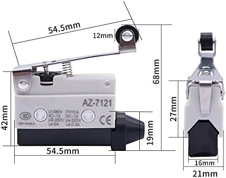 SUTK comutator de limitare a brațului cu pârghie reglabilă momentan 380V 10A NC fără microîntrerupătoare
