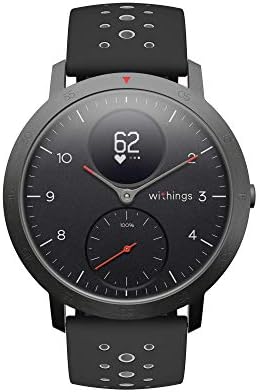 Withings Steel HR Sport - Smartwatch hibrid multisport, GPS conectat, ritm cardiac, nivel de fitness prin VO2 Max, urmărirea
