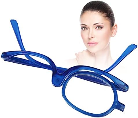 NSWD Ochi Machiaj Glasse, Luptare ochelari de machiaj, ochelari de ochi, flip în jos lentile pliabile pentru a -i face ochelari