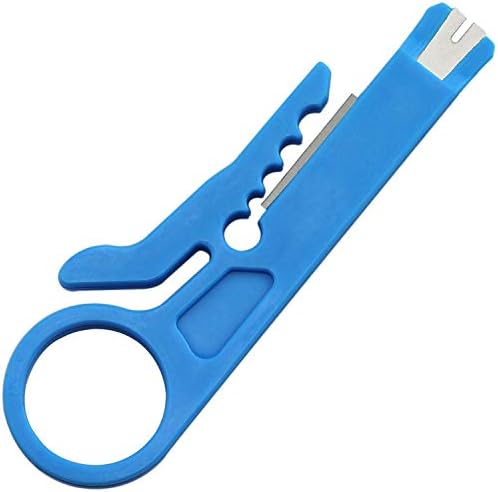 Ruiling 3pcs Sârmă Sârmă Sârmă Portabilă Instrument de sertizare portabilă albastru/galben/negru UTP STP Rețea Cutter Cutter