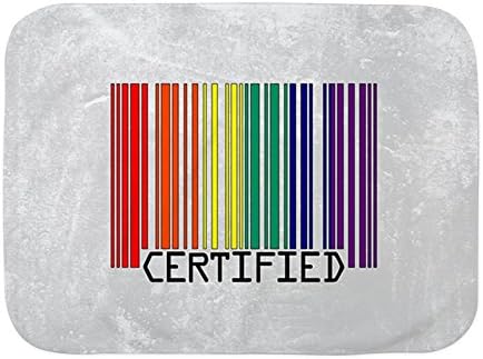 Royal Lion Baby Blanket White White Gay Certified Pride Code