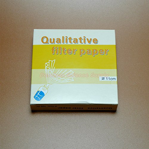 Deschem 11cm 10-15 hârtie de filtru calitativă od = 110mm viteză lentă 100 coală / Lot
