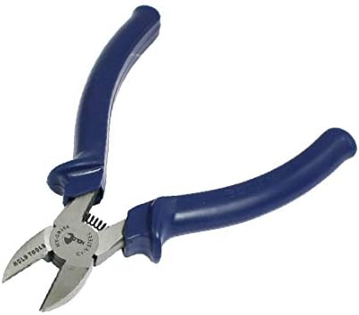 X-DREE crom-vanadiu oțel Cutter Diagonal Cutting clește Albastru 6(Cortador de alambre de acero aliaj-vanadio alicates de corte