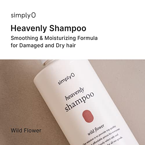 Floare sălbatică Simplyo Simpleo Heavenly Wild | Ulei de argan pentru părul uscat și deteriorat | Paraben fără sulfat, 16,9
