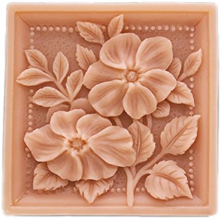Flori pătrate DIY Fabricate manual Fabricarea mucegaiului siliconului Mucegaiuri de săpunuri de silicon