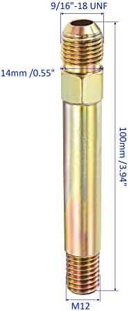 M METERXITY Flare tub de montare de sex masculin la Extensia de țeavă de sex masculin, se aplică în aer liber / industriale