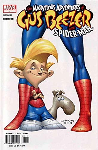 Aventuri minunate ale lui Gus Beezer: Spider-Man # 1 VF / NM ; carte de benzi desenate Marvel / Gail Simone