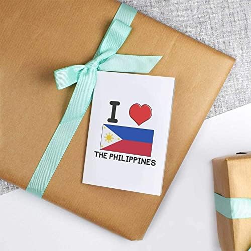 Azeeda 4 x' iubesc Filipine ' etichete/etichete cadou