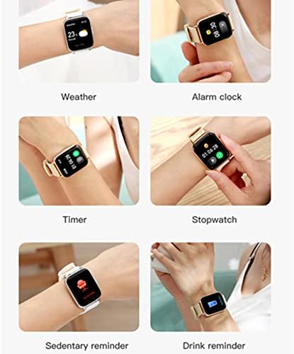 FW02 Smart Watch de 1,7 inci Smartwatch Monitor ritm cardiac Blood Oxigen Fitness Tracker Bluetooth Call AI Assistant Voice