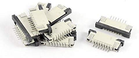 Nou LON0167 10buc bottom Connect 7pin 1.0 mm Pitch FFC FPC Ribbon Sockets conector (10buc Bottom Connect 7Pin 1,0 mm Rasterma
