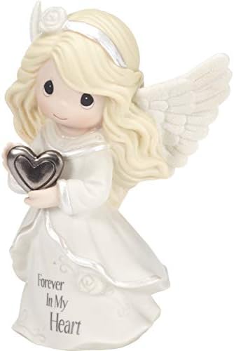 Momente prețioase pentru totdeauna în inima mea Angel Memorial Bisque Porțelan/figurină metalică 182012
