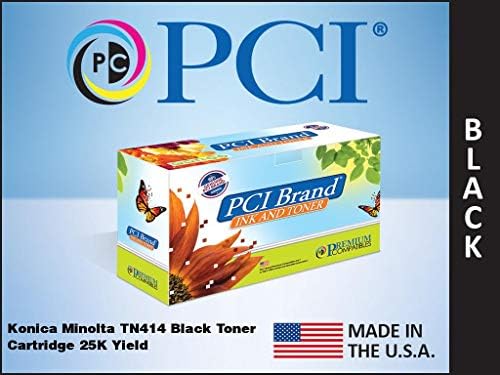 Premium Compatibles Inc. PCI Brand Compatibil Toner Cartuș Înlocuire pentru Konica Minolta TN414 Cartuș de toner negru 25K