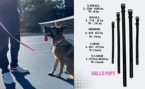 Guler de câine Hallo Pups, cea mai nouă impermeabilă, rezistentă la intemperii, durabilă, miros și rezistență la murdărie,
