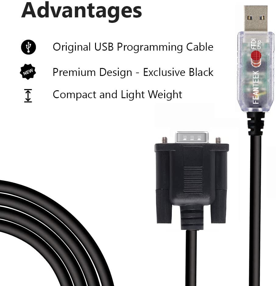 Cablu FEANTTEEK SkyWatcher Cable USB către DB9 Cablu de control pentru Skywatcher EQ6 și NEQ6 Muntele, pentru Muntele EQ-G.